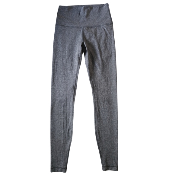 Lululemon Wunder Under Gray Leggings Yoga Pants Size 6 High Rise - Picture 4 of 4